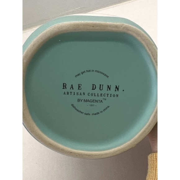 Rae Dunn MOM TO BE Coffee Mug Light Mint and White Baby Shower - Picture 2 of 4